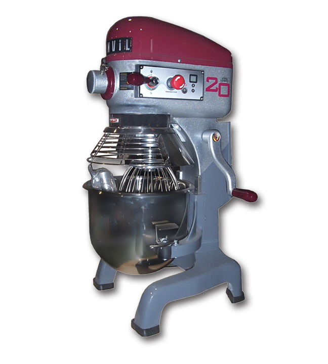 Commercial Mixer with Guard 20 Qt.